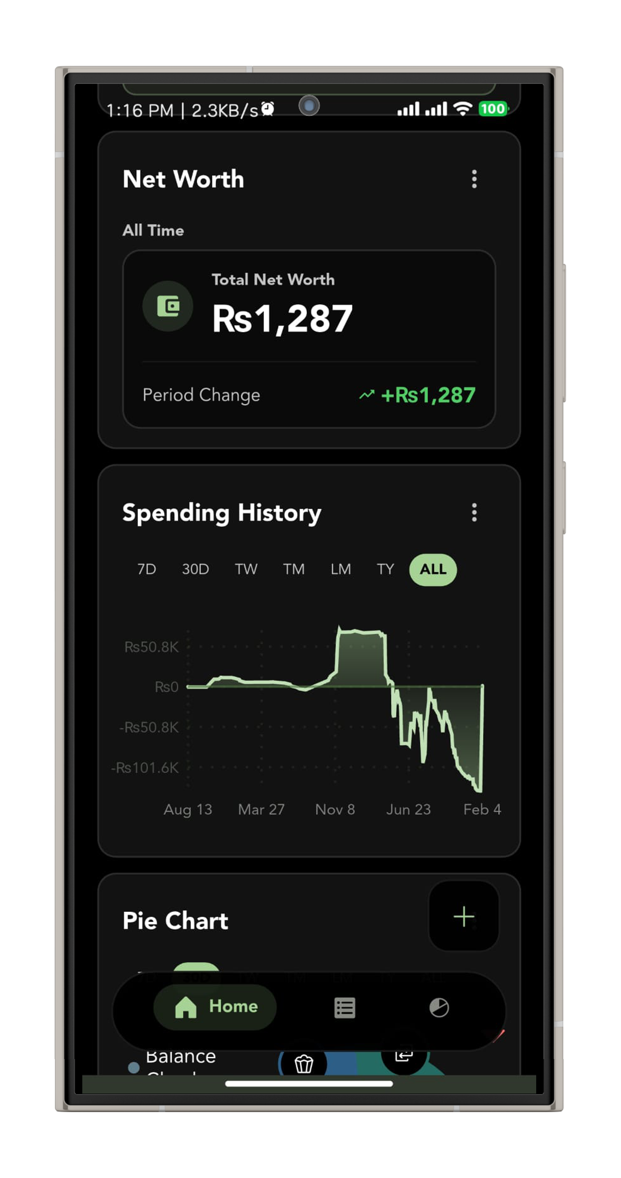 Comprehensive Reporting screenshot